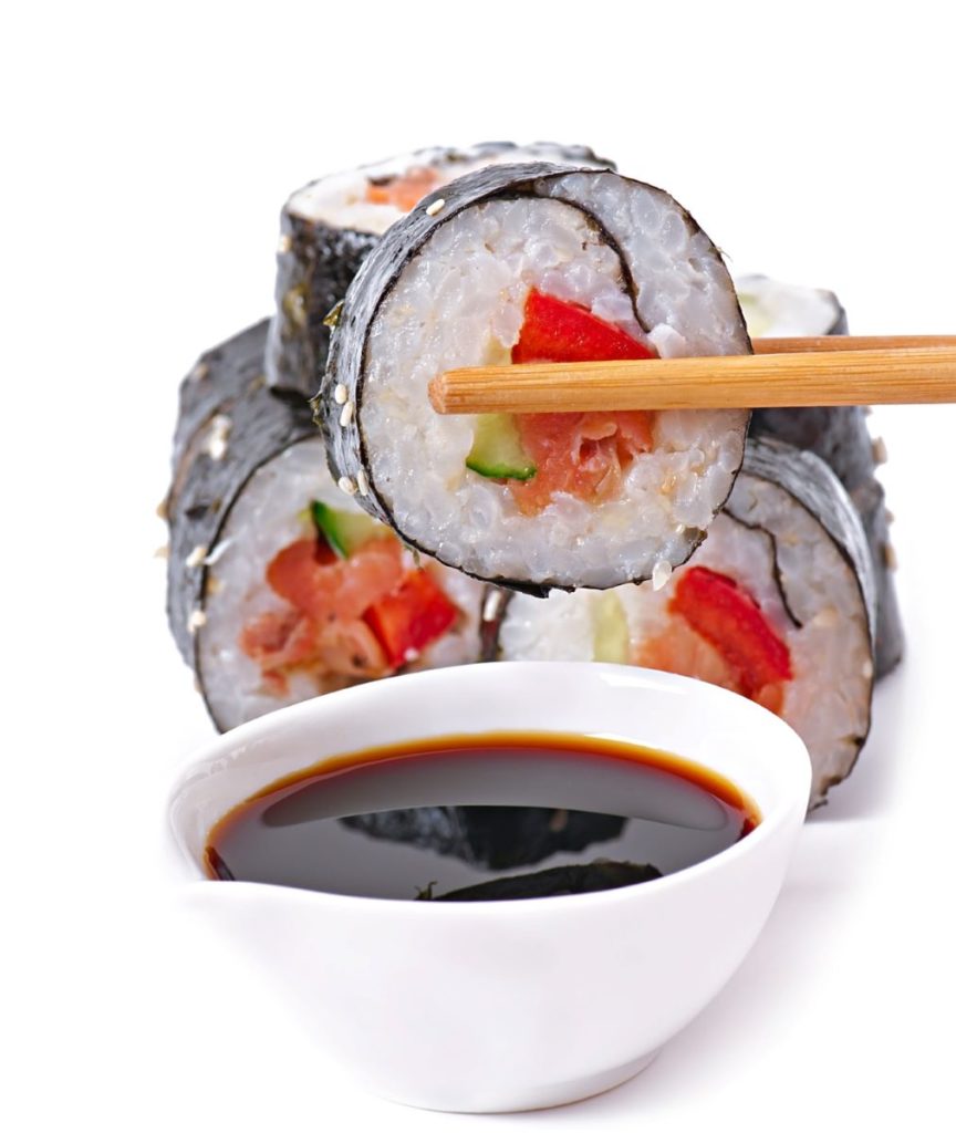 Sushi de salmón